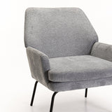 JETT FABRIC CHAIR - LIGHT GREY