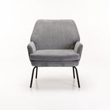 JETT FABRIC CHAIR - LIGHT GREY