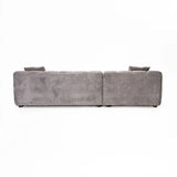 JOLIE FABRIC CORNER CHAISE - GREY - RIGHT