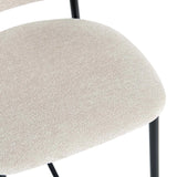 JOSIE FABRIC BARSTOOL - CREAM