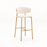 JOSIE FABRIC BARSTOOL-NATURAL LEG