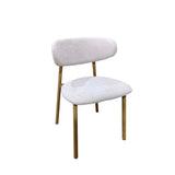 JOSIE FABRIC DINING CHAIR - CREAM/NATURAL