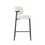 JOSIE FABRIC KITCHEN STOOL - CREAM