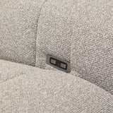 JULIO FABRIC ELECTRIC POWER 3 SEATER RECLINER