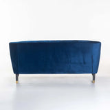 JUNO VELVET 3 SEATER - NAVY