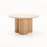 KAIA 80cm ROUND CT - OAK BASE