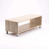 KAMI 100x40cm COFFEE TABLE - LIGHT OAK/LIGHT GREY