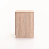 KAPPA 2 DRAWER PEDESTAL - LIGHT OAK/LIGHT GREY