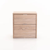 KAPPA 2 DRAWER PEDESTAL - LIGHT OAK