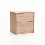 KAPPA 2 DRAWER PEDESTAL - LIGHT OAK