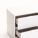 KAPPA 2 DRAWER PEDESTAL - WHITE