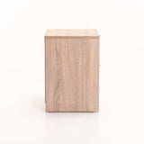 KAPPA 2 DRAWER PEDESTAL - LIGHT OAK/LIGHT GREY