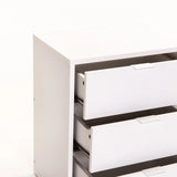 KAPPA 3 DRAWER PEDESTAL - WHITE