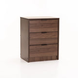 KAPPA 3 DRAWER PEDESTAL - WALNUT