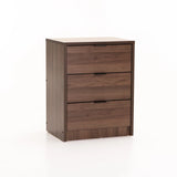 KAPPA 3 DRAWER PEDESTAL - WALNUT