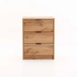 KAPPY 3 DRAWER PEDESTAL - WILD OAK