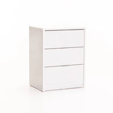 KAPPA 3 DRAWER PEDESTAL - WHITE