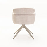 KAT FABRIC DINING CHAIR W/SWIVEL-OATMEAL