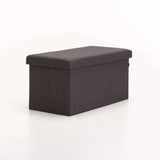 KIA FABRIC DOUBLE OTTOMAN - GREY