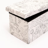 KIA FABRIC DOUBLE OTTOMAN - SCRIPT