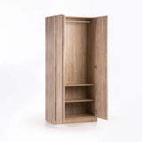 KIRA 2 DOOR ROBE - LIGHT OAK