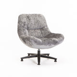 KYLA FABRIC CHAIR W/SWIVEL - GREY