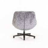 KYLA FABRIC CHAIR W/SWIVEL - GREY