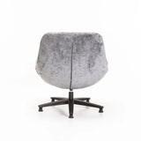 KYLA FABRIC CHAIR W/SWIVEL - GREY