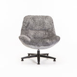 KYLA FABRIC CHAIR W/SWIVEL - GREY