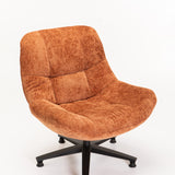 KYLA FABRIC CHAIR - RUST