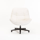 KYLA FABRIC CHAIR W/SWIVEL - CREAM