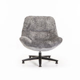 KYLA FABRIC CHAIR W/SWIVEL - GREY