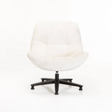 KYLA FABRIC CHAIR W/SWIVEL - CREAM