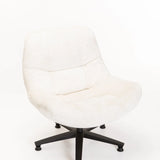 KYLA FABRIC CHAIR W/SWIVEL - CREAM