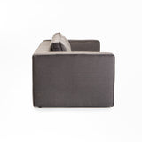 KYLO FABRIC 3 SEATER - DARK GREY