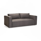 KYLO FABRIC 3 SEATER - DARK GREY