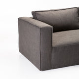 KYLO FABRIC 3 SEATER - DARK GREY