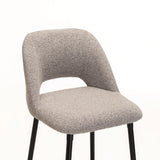 LACEY FABRIC BARSTOOL - GREY