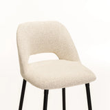 LACEY FABRIC BARSTOOL - CREAM