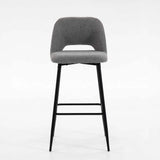 LACEY FABRIC BARSTOOL - GREY