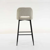 LACEY FABRIC BARSTOOL - CREAM