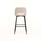 LACEY FABRIC BARSTOOL - CREAM
