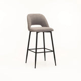 LACEY FABRIC BARSTOOL - GREY