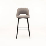 LACEY FABRIC BARSTOOL - GREY