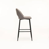 LACEY FABRIC BARSTOOL - GREY