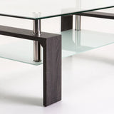 LALA 110X60CM GLASS COFFEE TABLE