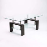 LALA 110x60cm GLASS COFFEE TABLE - MA