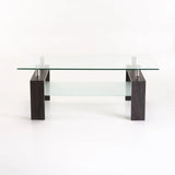 LALA 110X60CM GLASS COFFEE TABLE