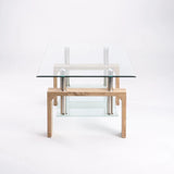 LALA 110X60CM GLASS COFFEE TABLE