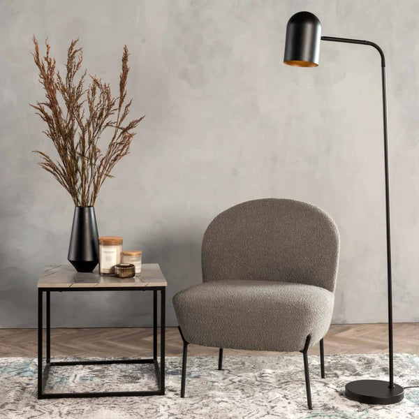 Decofurn Lamp Floorblack Metal Spot Shade 148cm h R599 Decofurn